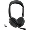 Jabra Evolve2 65 Flex UC Stereo - headset - with wireless charging pad