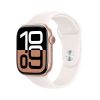 Apple Watch S10 Rose Gold Aluminum Sport Band Pale Pink- M/L GPS + Cellular 46mm MWY73QF/A 2024
