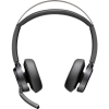 Poly Voyager Focus 2-M USB-C headset incl. charging station + adapter USB-C/-A, MS Teams compatible