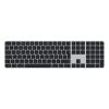 Apple Magic Keyboard black with Touch ID with numeric keypad black keys