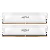 Crucial Pro OC White 32GB Kit (2x16GB) DDR5-6400 CL38 UDIMM Gaming Memory - Supports Intel XMP 3.0 and AMD EXPO