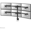 Neomounts desk mount for six flat screens up to 27“ (69 cm) 8KG FPMA-D700D6