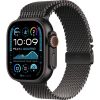 APPLE 49mm Black Titanium Milanese Loop - Medium