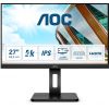 68.4cm/27““ (3840x2160) AOC U27P2 16:9 4ms USB HDMI DisplayPort Pivot Speaker 4K UHD Black