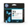 HP 744 Printhead Photo Black & Cyan