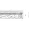 HP 230 Wrls Mouse + Keyboard Combo WHT