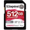 CARD 512GB Kingston Canvas React Plus XC Class 10 UHS-II U3 V60