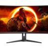 AOC LED 34”, CU34G2XE, HDMIx2, DP, 144Hz, 1ms