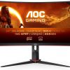 AOC LED 34”, CU34G2XP, HDMIx2, DP, 180Hz, 1ms