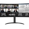 LG 34”, 34WR55QK, 2x HDMI, DP, 100Hz, USB-C, WQHD