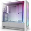 NZXT H5 Flow RGB 2024, bijelo bez napajanja, ATX