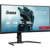 iiyama G-Master Red Eagle GCB3484WQSU-B1 86.4cm (34") UWQHD VA Gaming Monitor Curved 21:9 DP/HDMI/USB-C 180Hz 0.4ms (MPRT) Sync