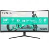 86.36 cm/34“ (3440×1440) Philips 34M2C3500L/00 21:9 WQHD Fast VA 1 ms 180 Hz 2× HDMI 2.0 DisplayPort 1.4 VESA Black