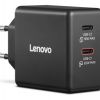LENOVO Dual USB-C 65W GaN Charger Black