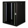 DIGITUS Wall Enclosure Unique 16U 820x600x600mm black (shipped via freight carrier)