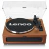 Lenco LS-430 Turntable with 4x Speakers BT Brown