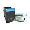 LEXMARK toner cyan back for CS/CX/417/517 approx. 3,500 pages.