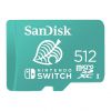 CARD 512GB Sandisk Nintendo Switch Microsdxc 100MB/s Mint Green +Adapter