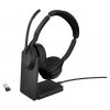 Jabra Evolve2 55 Link380a MS Stereo Stand