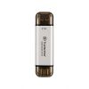 TRANSCEND ESD310S 2TB External SSD USB 10Gbps Type C/A Silver