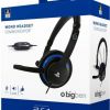 Bigben PS4 Official Sony licensed Communicator Headset crne, 3.5mm jack plug