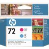 HP 72 Printhead magenta and cyan Vivera