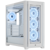 Corsair iCUE 5000X RGB QL Edition - True White | PC kućište