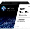 HP 87X LaserJet Toner Cartridge Black 2p