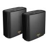 ASUS ZenWiFi AX XT9 WiFi Mesh Router 2-Pack Black [WiFi 6 (802.11ax), Tri-Band, do 7,800 Mbit/s]