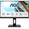 61cm/24” (1920x1080) AOC 24P2Q 16:9 4ms HDMI DVI VGA DisplayPort VESA Pivot Speaker Full HD Black