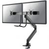 Desk mount with desk mount handle for two flat screens up to 32” (81 cm) 8KG NM-D775DXBLACK Neomounts