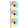 CORSAIR iCUE LINK QX120 RGB WHITE Starter Kit | Ventilator kućišta 120mm