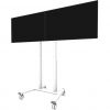 Double screen adapter (42“-65“) total max. 100kg opt. for FL55-875WH1 + WL55-875WH1 Neomounts White