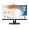 MSI Modern AM242P 12M-072DE All-in-One crni - 60,5 cm (23,8") FHD zaslon, Intel i5-1240P, 8 GB RAM-a, 512 GB SSD, Iris Xe grafika, Windows 11 Pro