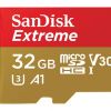 SANDISK Extreme microSDHC 32GB + SD Ad
