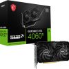 MSI GeForce RTX 4060 Ti Ventus 2X Black 16G OC grafička kartica - 16GB GDDR6, 1x HDMI, 3x DP