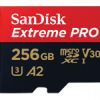 SANDISK Extreme Pro microSDXC 256GB +Adp