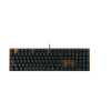 CHERRY KC 200 MX keyboard black-bronze / MX2A Silent Red Switch, wired