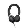 Jabra Evolve2 40 SE, double-sided headset, wired USB-C port, 3 microphones, noise-isolating design, MS Teams certified