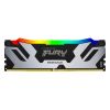 Kingston FURY Renegade RGB Silver 16GB DDR5-7200 XMP DIMM RAM, CL38, 1.45V