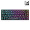 Sharkoon SKILLER SGK50 S3 gaming keyboard - 75% layout, red hot-swap Gateron switches, RGB lighting, QWERTZ layout, black