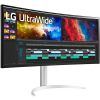 96.5cm/38“ (3840x1600) LG UltraWide 38BQ85C-W 21:9 UWQHD IPS Curved 5ms 75Hz HDMI DP USB-C Speaker White