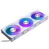 PHANTEKS D30 PWM Reverse Airflow D-RGB white | Pack of 3 120mm case fans