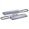 i-tec USB-C Metal Ergonomic 3x 4K Display Docking Station + PD 100W + Power Supply