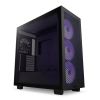 NZXT H7 Flow Black RGB Midi Tower ATX Gaming Case black with glass window