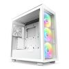 NZXT H7 Elite White 2023 RGB Midi Tower ATX Gaming Case with Glass Window