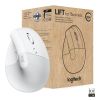 Logitech Wireless Mouse Lift for Business - Vertical Mouse, Ergonomically Designed, For Right-Handers, White