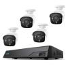 Reolink NVS8-12MB4 video surveillance system 1x NVR (model NVS8), 4x 12MP surveillance camera, incl. 2TB hard drive