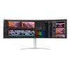 LG 49BQ95C-W - Curved, IPS, 144Hz, height adjustment, USB-C