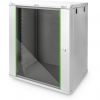 Digitus wall-mounted enclosure 19“ 16U 816.20x600x450mm, color grey (RAL 7035)